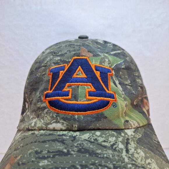 Auburn Tigers Hat Cap Strap Back Camo Hunting Adjustable Outdoors NCAA - Picture 2 of 8